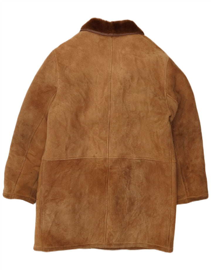 VINTAGE Ανδρικό Shearling Shearling UK 36 Small Brown Shearling
