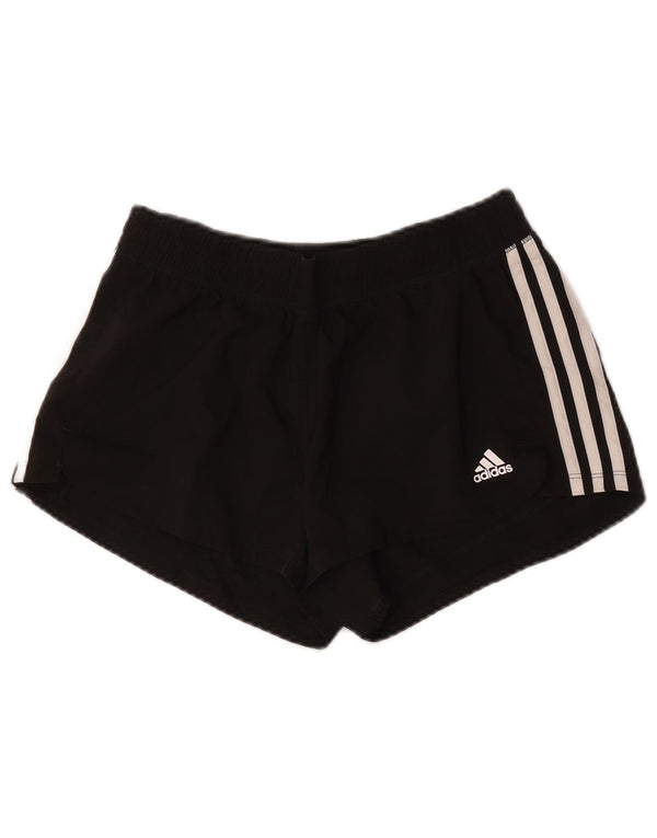 Adidas Γυναικείο Aeroready Αθλητικό σορτς UK 8/10 Μικρό μαύρο πολυεστέρα