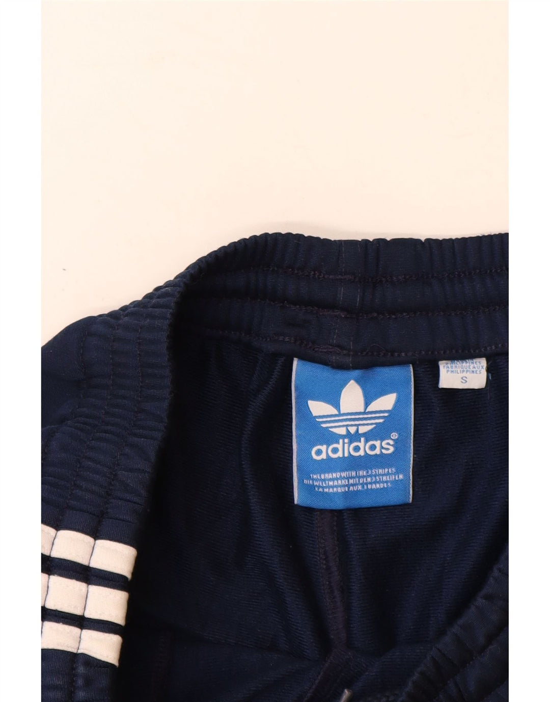 Ανδρική αθλητική φόρμα ADIDAS Παντελόνι Μικρό Navy Blue Polyester