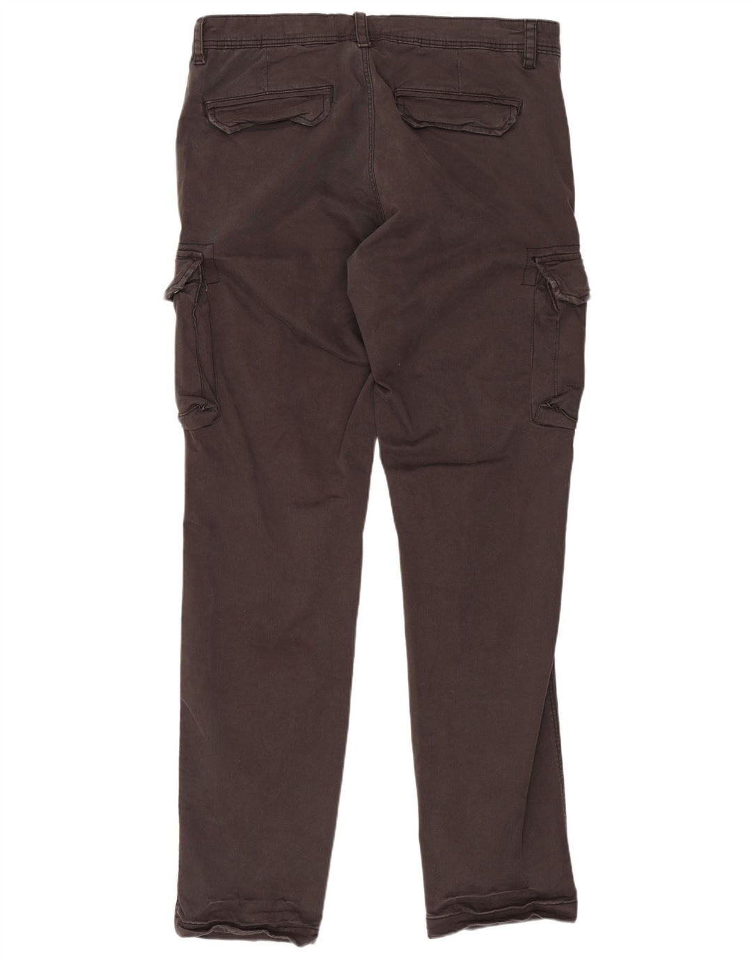 OVS Ανδρικό ίσιο παντελόνι Cargo IT 50 Large W34 L33 Γκρι βαμβακερό