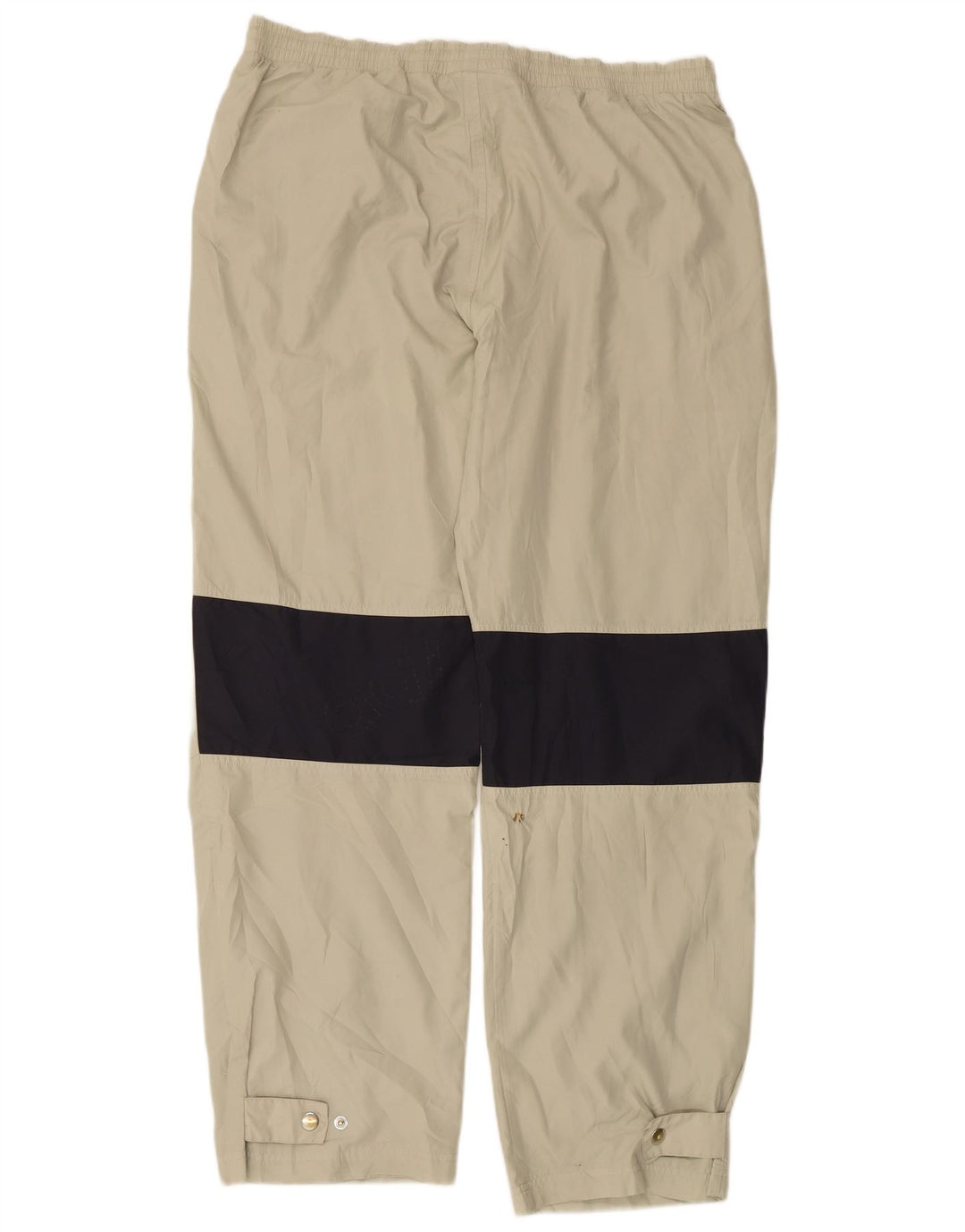 ADIDAS Mens Graphic Tracksuit Trousers Large  Beige Colourblock Polyester