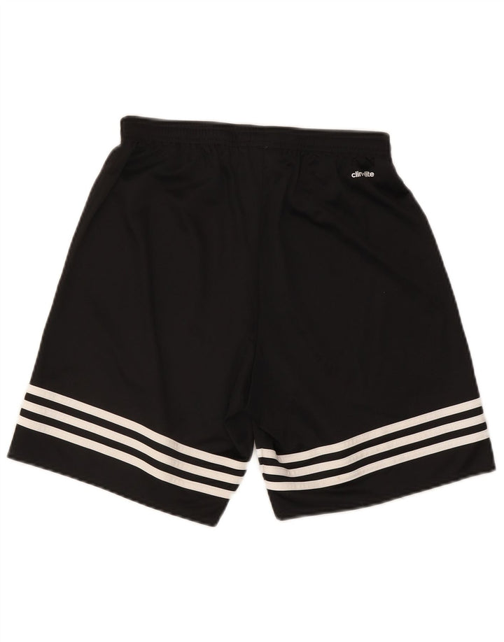 Ανδρικό αθλητικό σορτς Adidas Climalite από μικρό μαύρο πολυεστέρα