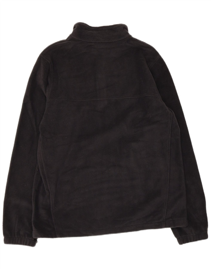 COLUMBIA Ανδρικό Crawford με φερμουάρ φλις λαιμόκοψη Μεσαίο μαύρο πολυεστέρα