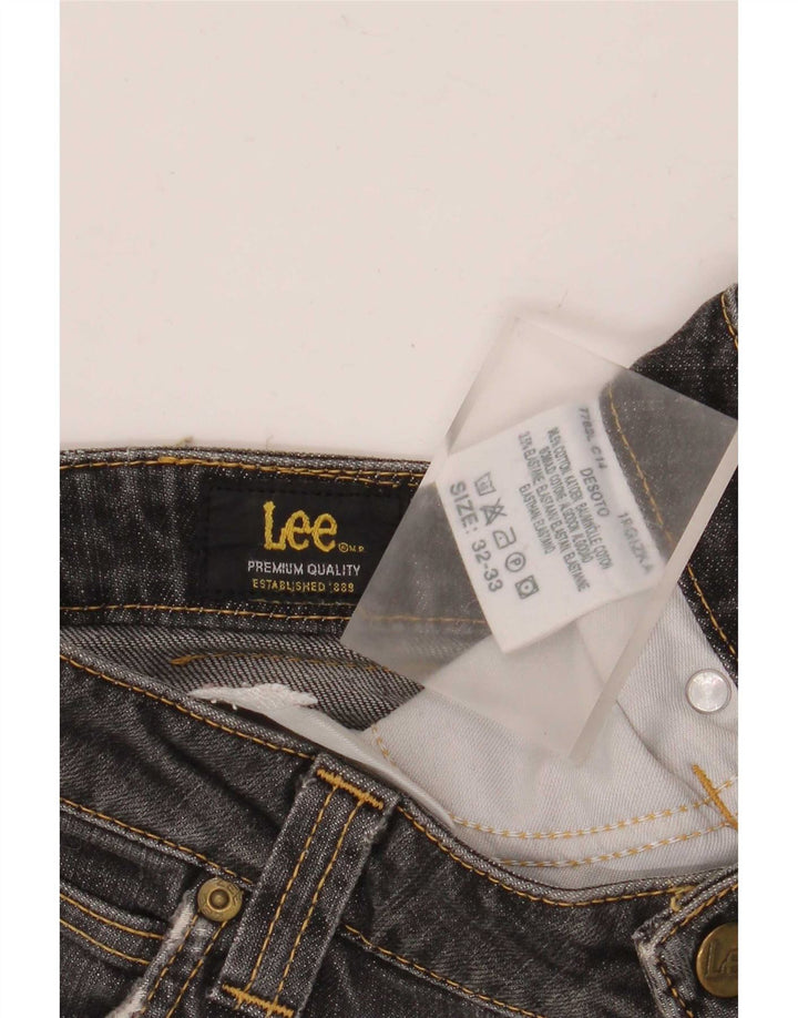 Lee Womens Desoto Bootcut Jeans W32 L33 Γκρι βαμβακερό