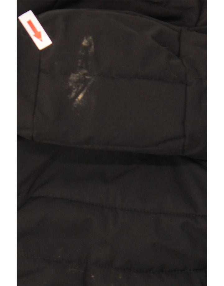 Dkny Γυναικείο παλτό με κουκούλα UK 10 Small Black Polyester