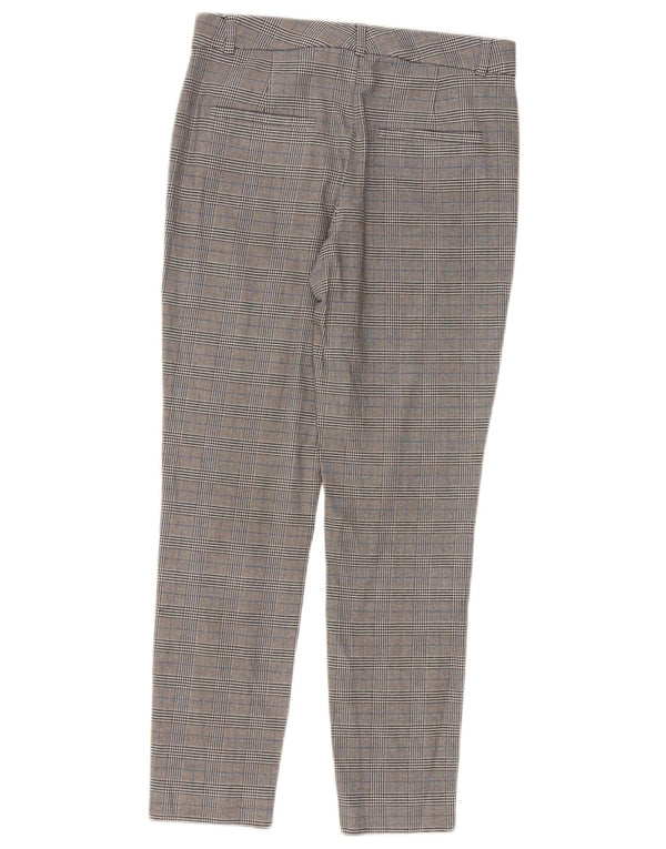 Massimo Dutti Γυναικείο λεπτό παντελόνι Chino EU 34 2XS W24 L26 Grey Houndstooth