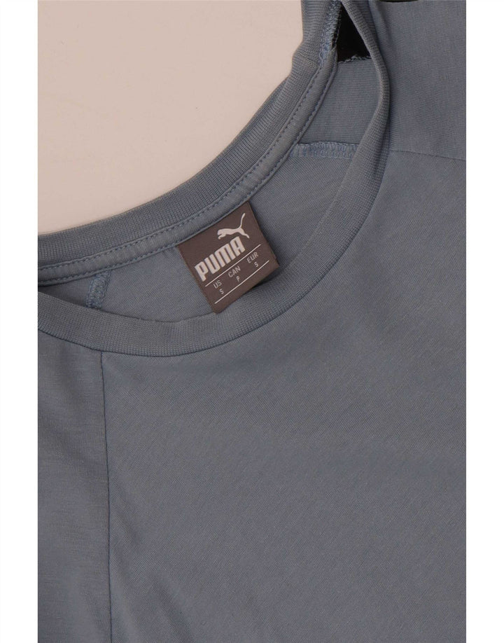 Ανδρικό γραφικό T-Shirt Puma Top Small Blue Colourblock