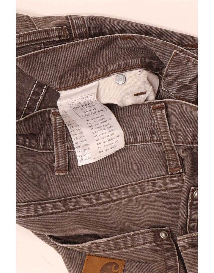 Ανδρικό τζιν ίσιο Carhartt W30 L32 Γκρι βαμβακερό