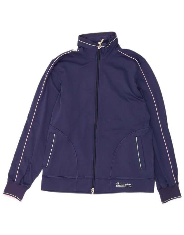 Champion Γυναικεία Loose Fit Full φόρμα UK 10 Small Navy Blue Polyester
