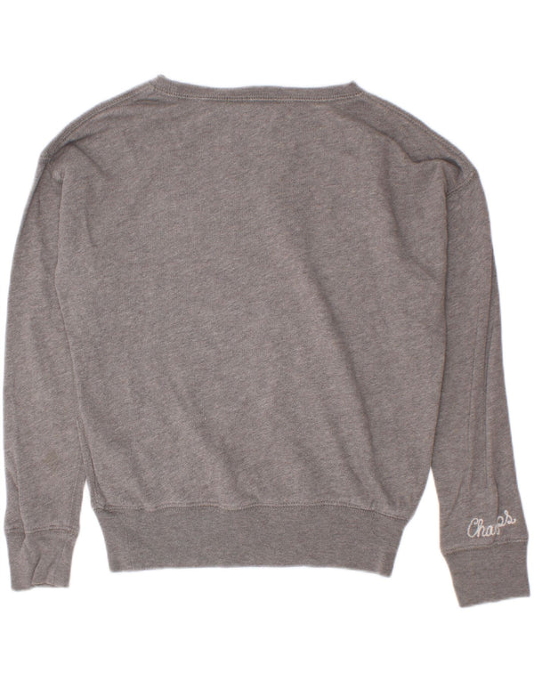 Polo Ralph Lauren Boys Sweatshirt Jumper 6-7 ετών Small Grey Cotton