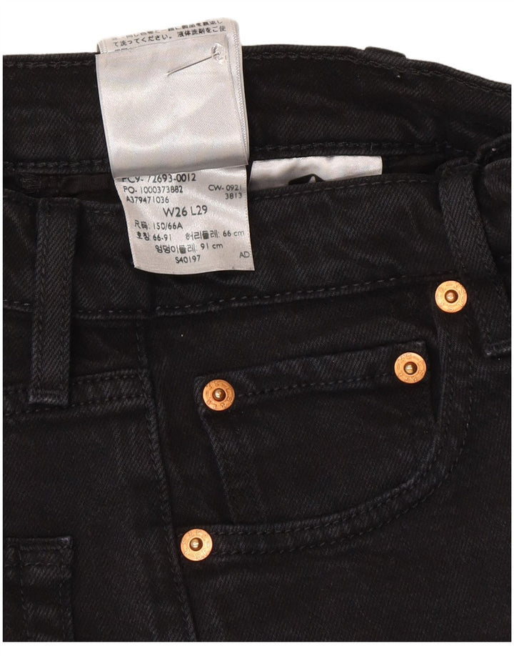 Γυναικείο Levi's Ribcage Straight Jeans W26 L29 Γκρι βαμβακερό