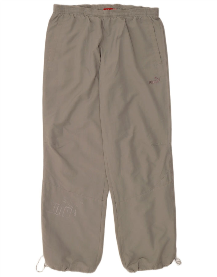 Ανδρική φόρμα αθλητικής φόρμας PUMA γραφική Joggers Large Grey Polyester