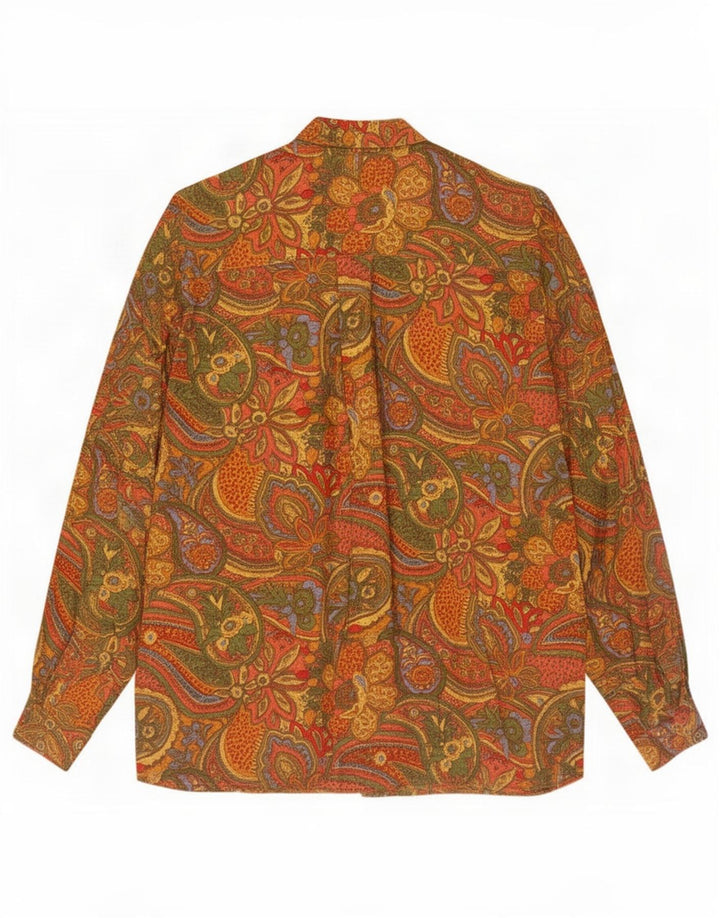 Vintage γυναικείο πουκάμισο μεγάλου μεγέθους EU 40 Medium πολύχρωμο Paisley