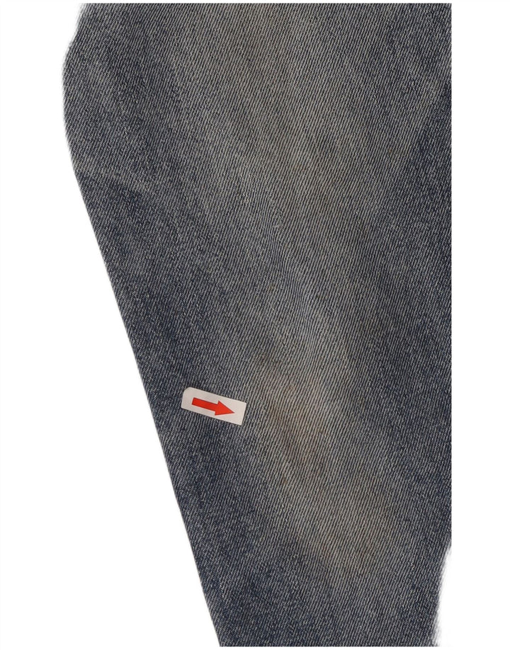 Lee Mens Straight Jeans W32 L30 Μπλε Βαμβακερό