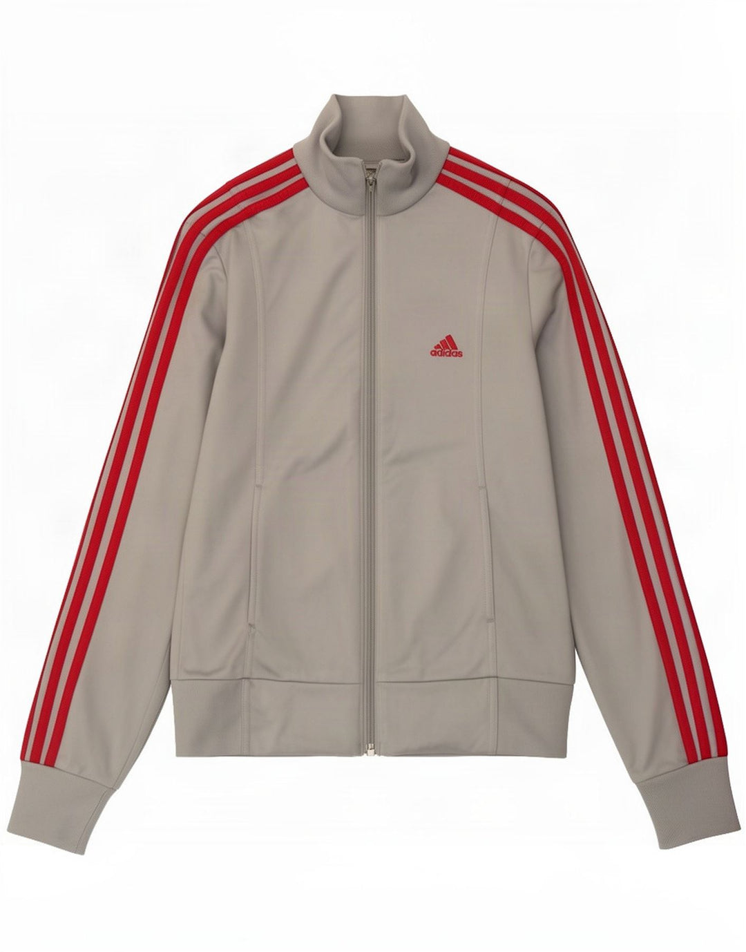 Γυναικεία αθλητική φόρμα Adidas Top Jacket UK 10 Small Grey Polyester