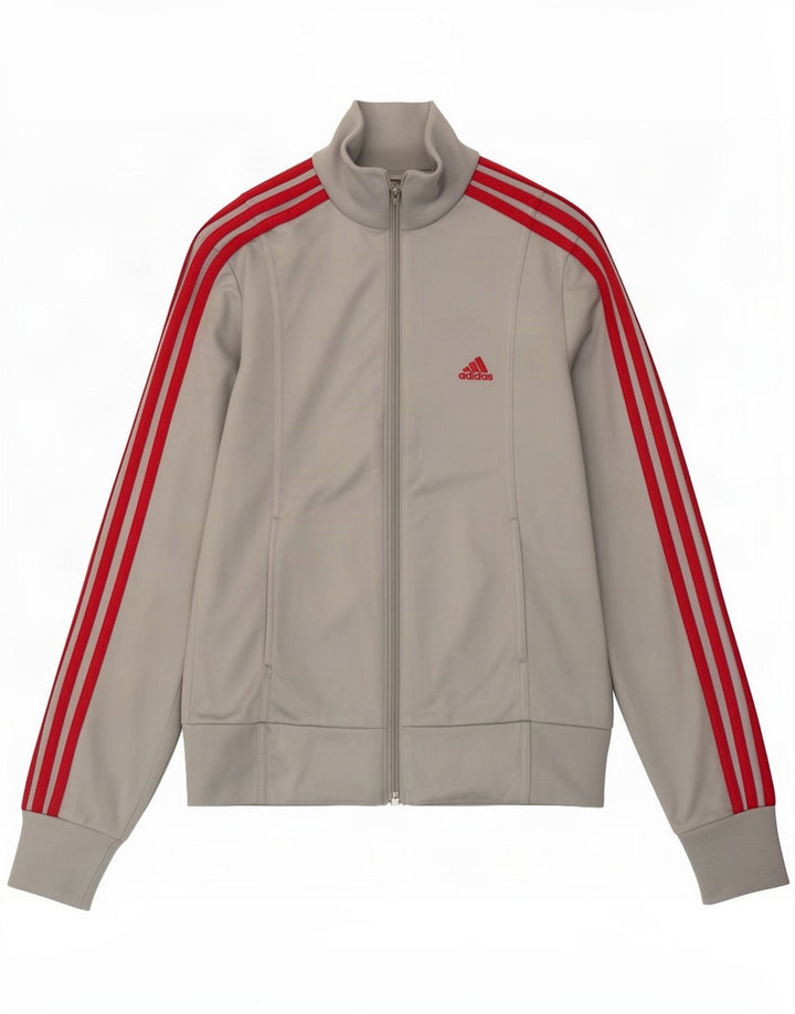 Γυναικεία αθλητική φόρμα Adidas Top Jacket UK 10 Small Grey Polyester