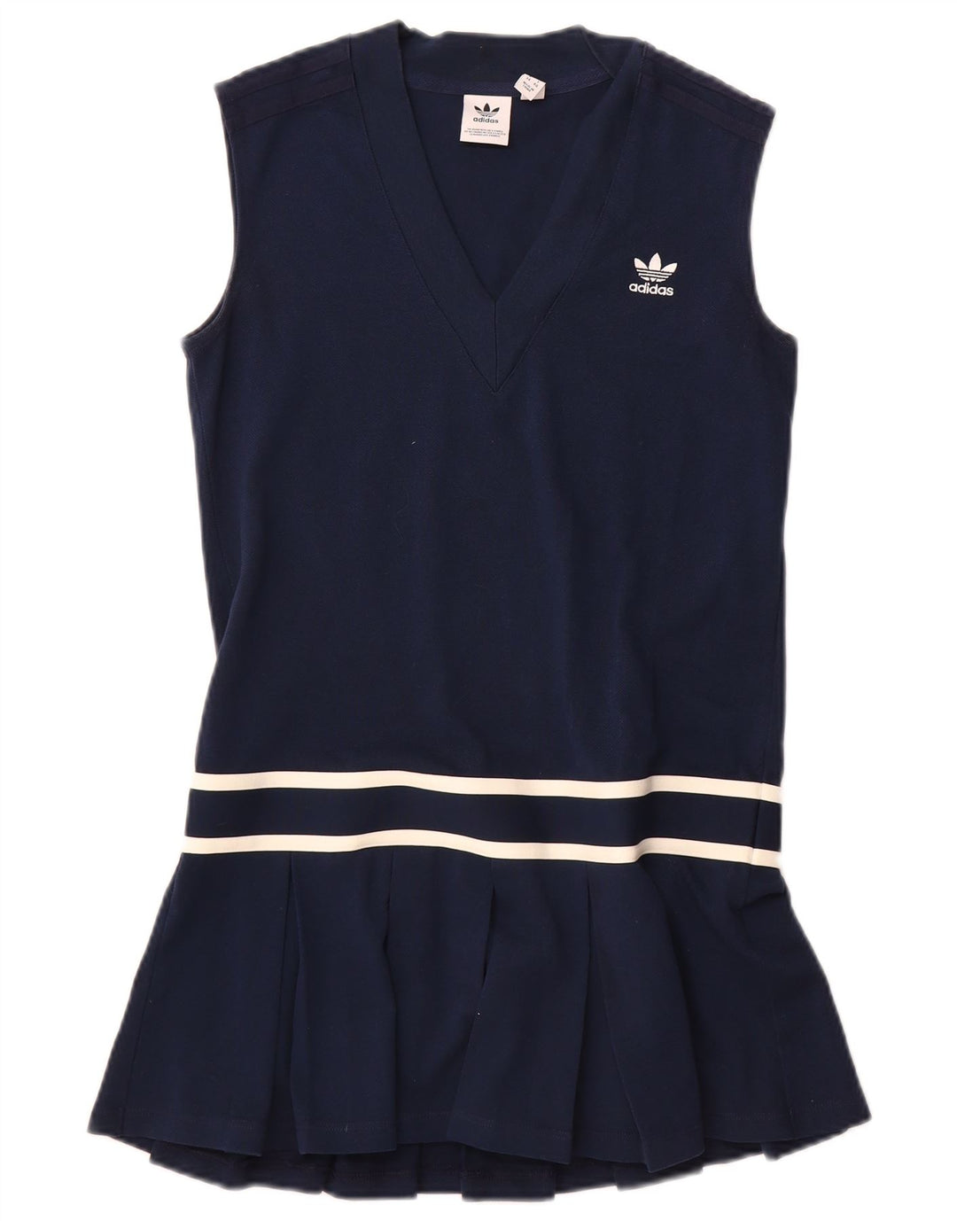 Γυναικείο φόρεμα τένις Adidas UK 8 Small Navy Blue Polyester