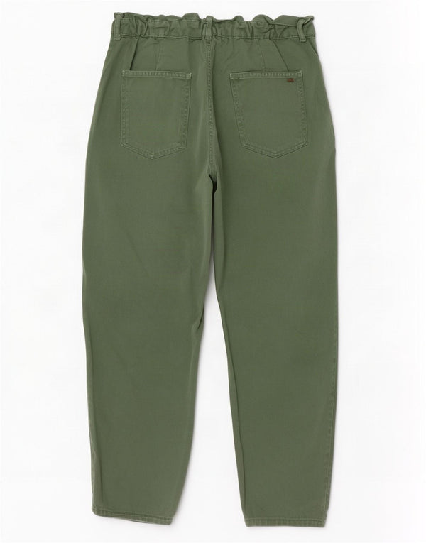 Zara Γυναικείο ψηλόμεσο τζιν EU 38 Small W28 L26 Πράσινο βαμβακερό