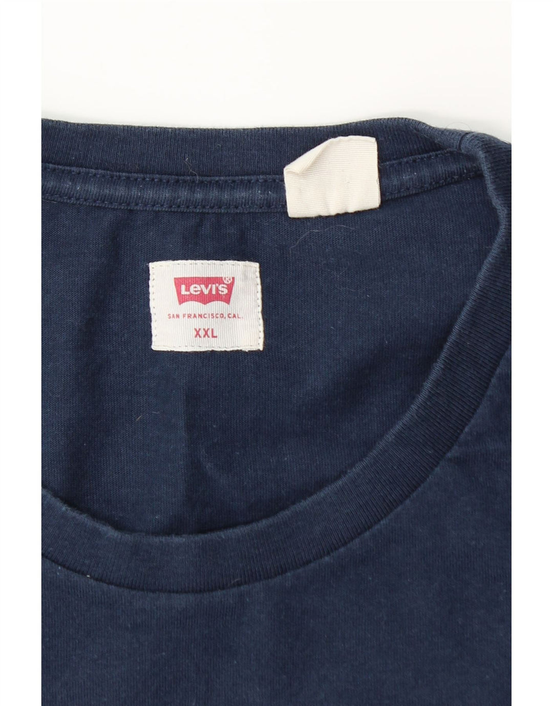 Ανδρικό T-Shirt LEVI'S Top 2XL Navy Blue Cotton