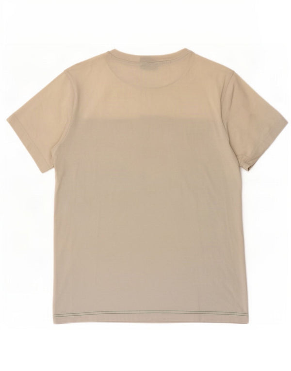 Champion Ανδρικό γραφικό T-Shirt Top Small Off White Colourblock