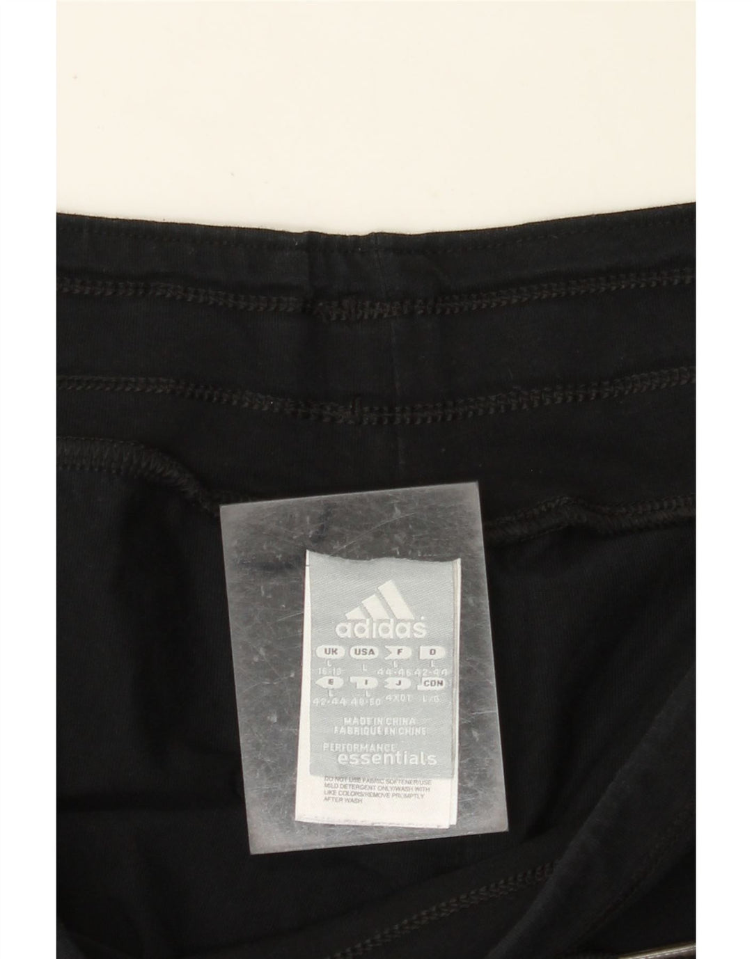 Γυναικεία αθλητική φόρμα ADIDAS Climalite Παντελόνια Joggers UK 16/18 Large Black