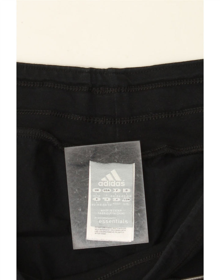 Γυναικεία αθλητική φόρμα ADIDAS Climalite Παντελόνια Joggers UK 16/18 Large Black