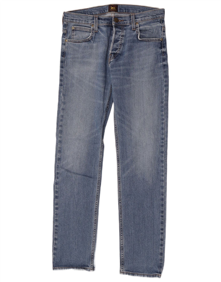 Lee Mens Powell Slim Jeans W30 L32 Blue Cotton