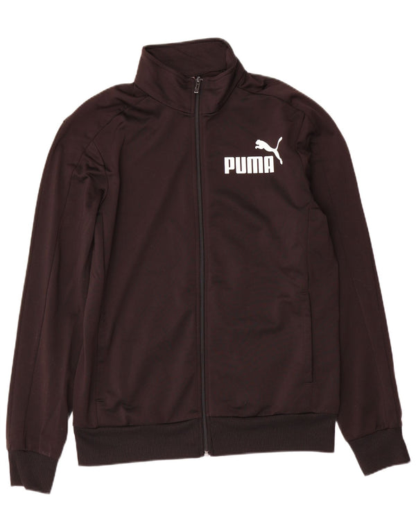 Ανδρική αθλητική φόρμα γραφικών Puma Top Jacket Μεσαίο Μαύρο Πολυεστέρα