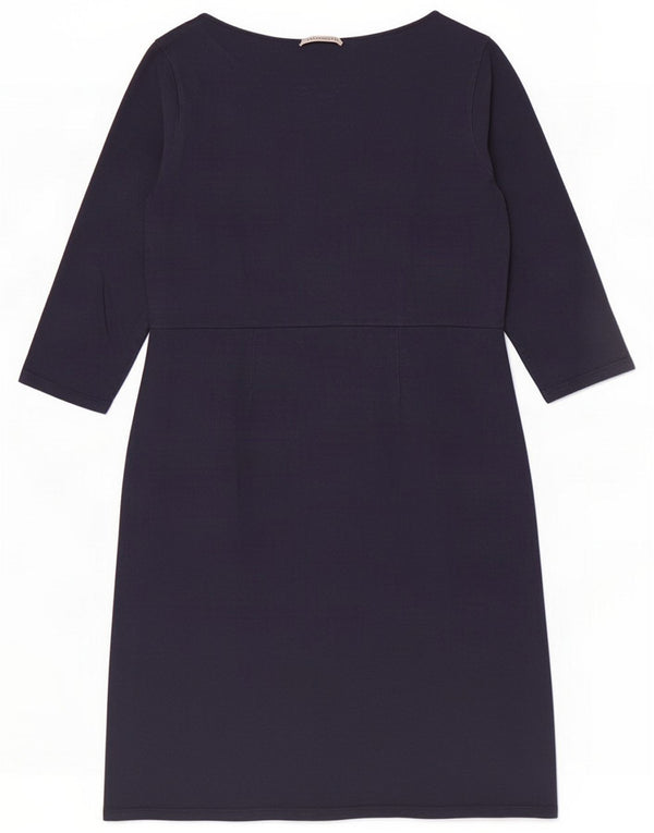 Γυναικείο φόρεμα Boden 3/4 Sleeve Shift UK 12 Medium Navy Blue βαμβακερό
