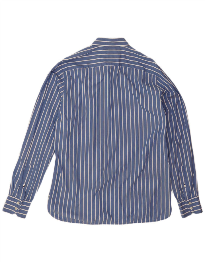 Ανδρικό πουκάμισο Tommy Hilfiger Large Blue ριγέ βαμβακερό