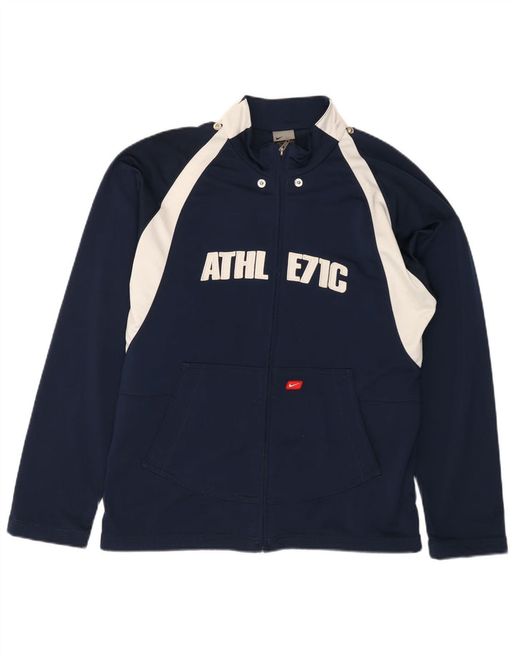Μπουφάν Nike Boys Graphic αθλητική φόρμα 13-14 ετών XL Navy Blue Colorblock