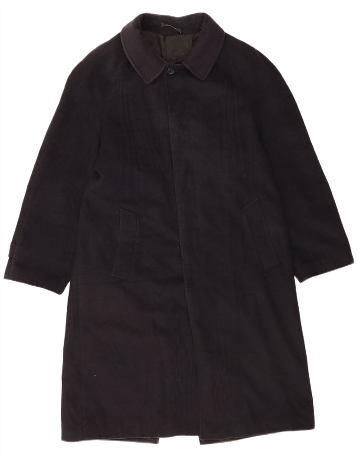 Ανδρικό πανωφόρι John Lewis UK 40 Large Navy Blue Wool