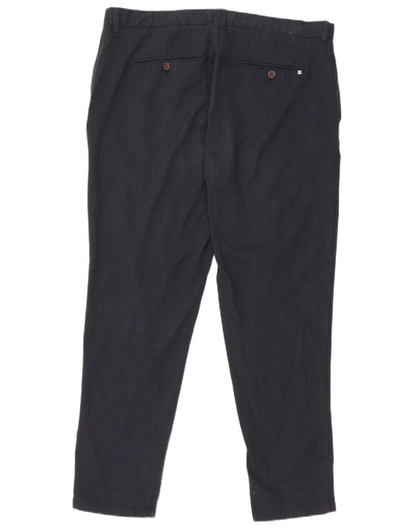 Zara Ανδρικό παντελόνι Chino Slim EU 44 Large W34 L28 Navy Blue
