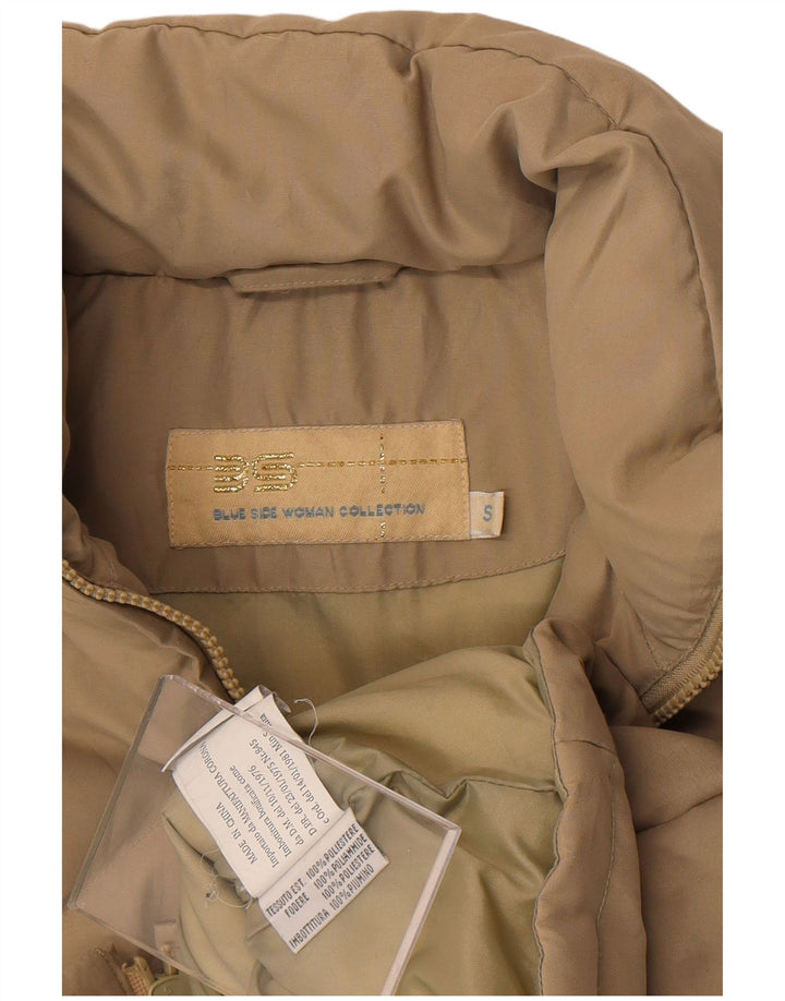 Blue Side Γυναικεία κουκούλα με επένδυση Gilet UK 10 Small Beige Polyester