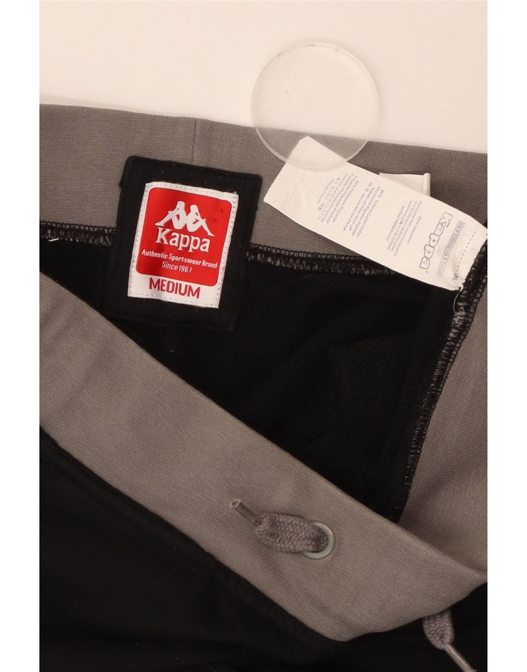 Kappa Γυναικεία αθλητική φόρμα Παντελόνι Joggers UK 14 Medium Black Cotton