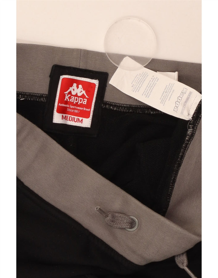 Kappa Γυναικεία αθλητική φόρμα Παντελόνι Joggers UK 14 Medium Black Cotton