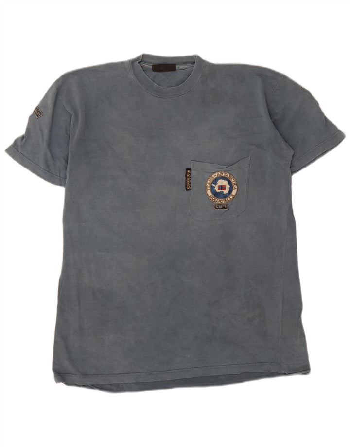 Ανδρικό T-Shirt Napapijri Top Medium Blue