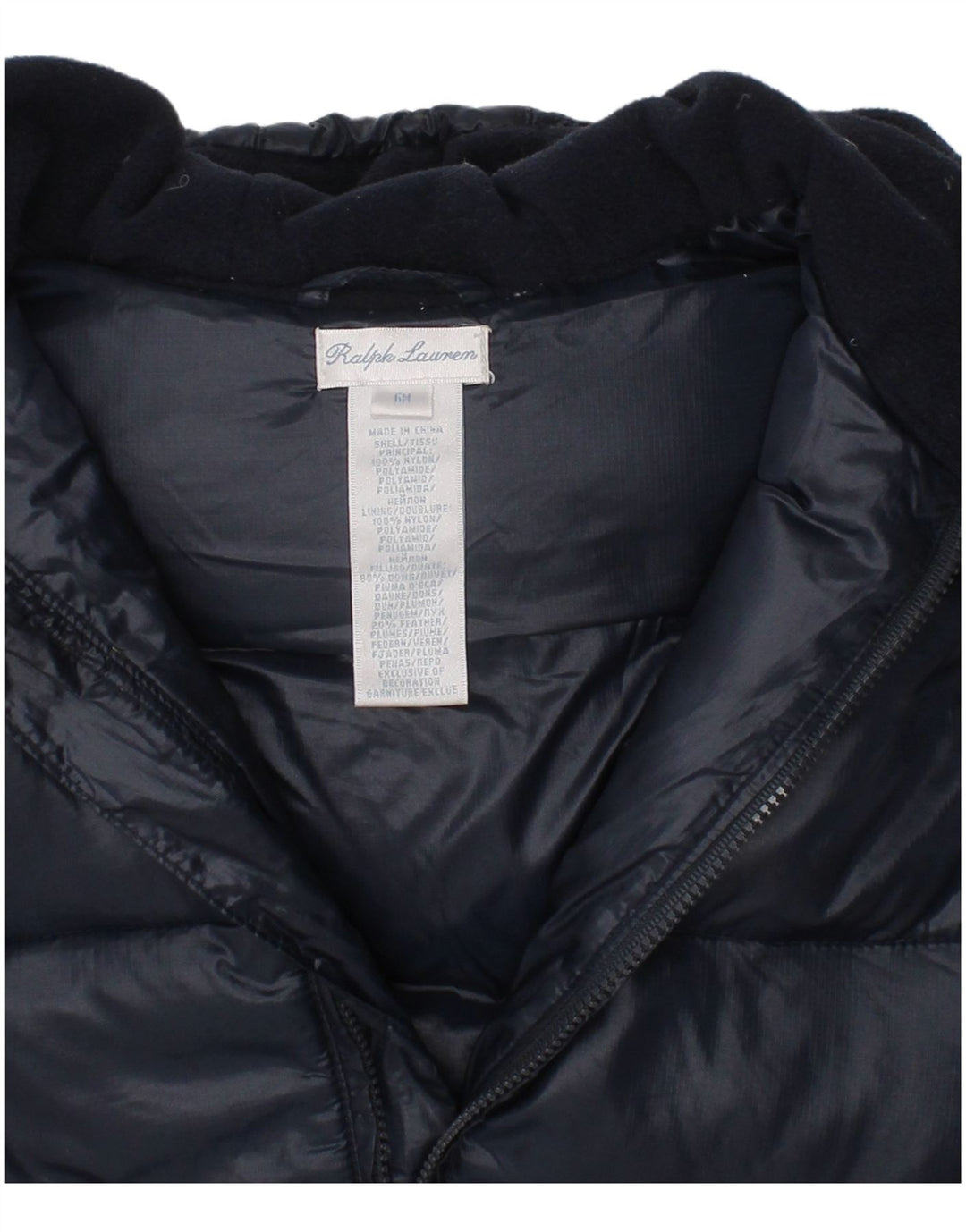 Ολόσωμη φόρμα Ralph Lauren Baby Boys με κουκούλα με επένδυση 3-6 μηνών Navy Blue Winter