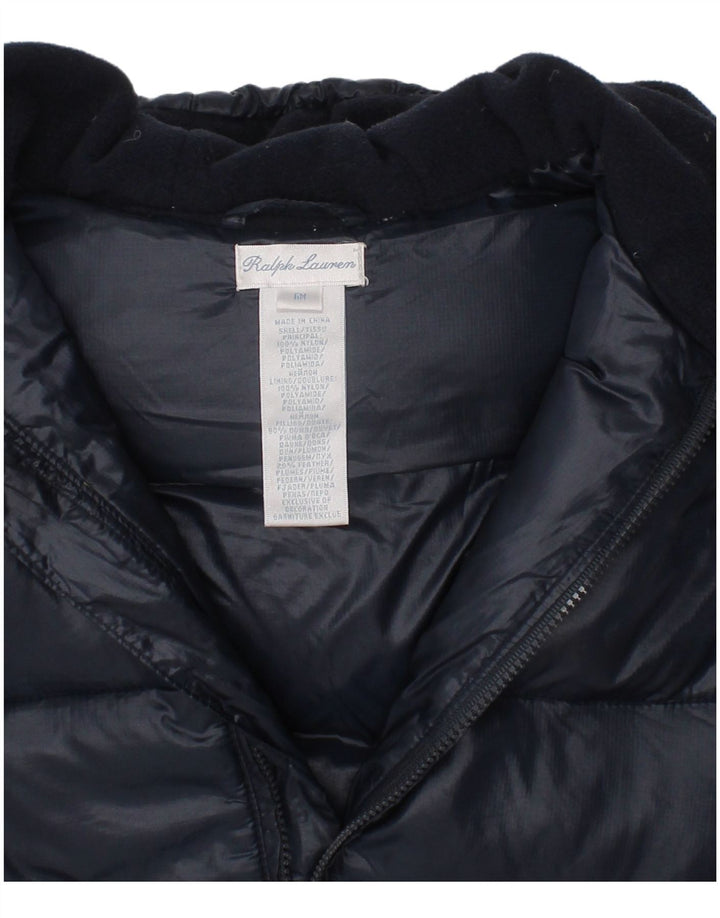 Ολόσωμη φόρμα Ralph Lauren Baby Boys με κουκούλα με επένδυση 3-6 μηνών Navy Blue Winter