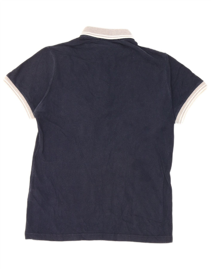 Fred Perry Ανδρικό πουκάμισο Polo Μικρό Navy Blue από βαμβάκι