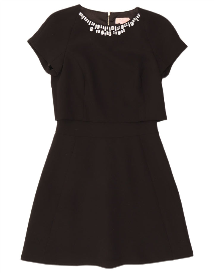 Ted Baker Γυναικείο Φόρεμα A-Line Μέγεθος 0 2XS Μαύρο Πολυεστέρας