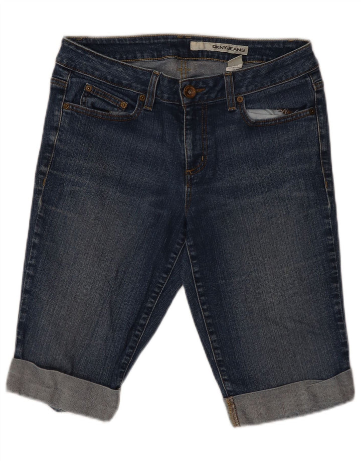 DKNY Γυναικείο τζιν σορτς US 12 Large W32 Μπλε βαμβακερό