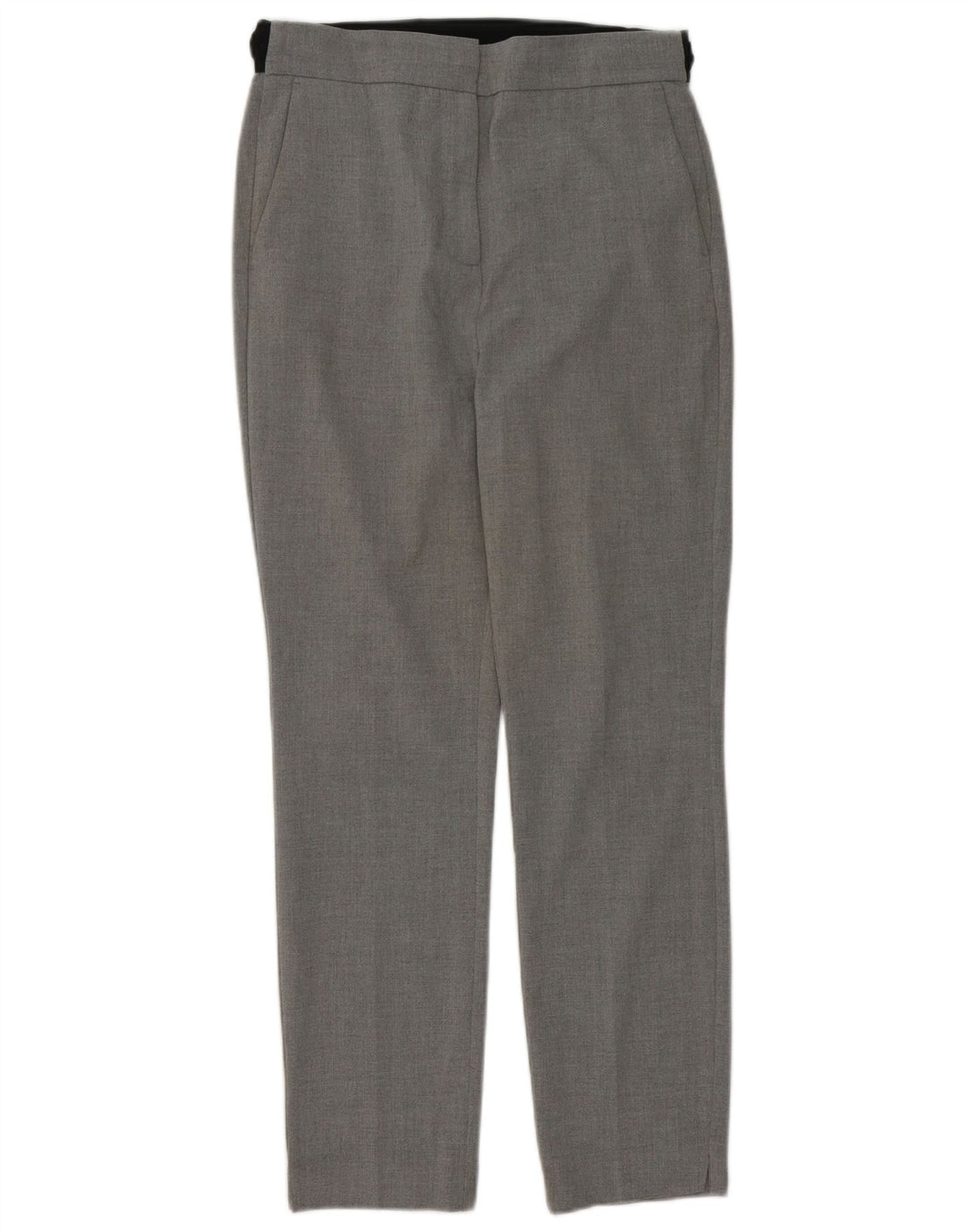 Zara Γυναικείο Slim παντελόνι Chino Medium W30 L28 Grey Polyester