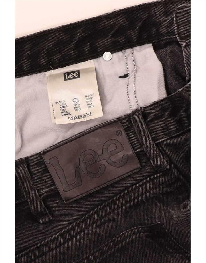 Lee Mens Brooklyn Comfort Straight Jeans W38 L30 Γκρι βαμβακερό