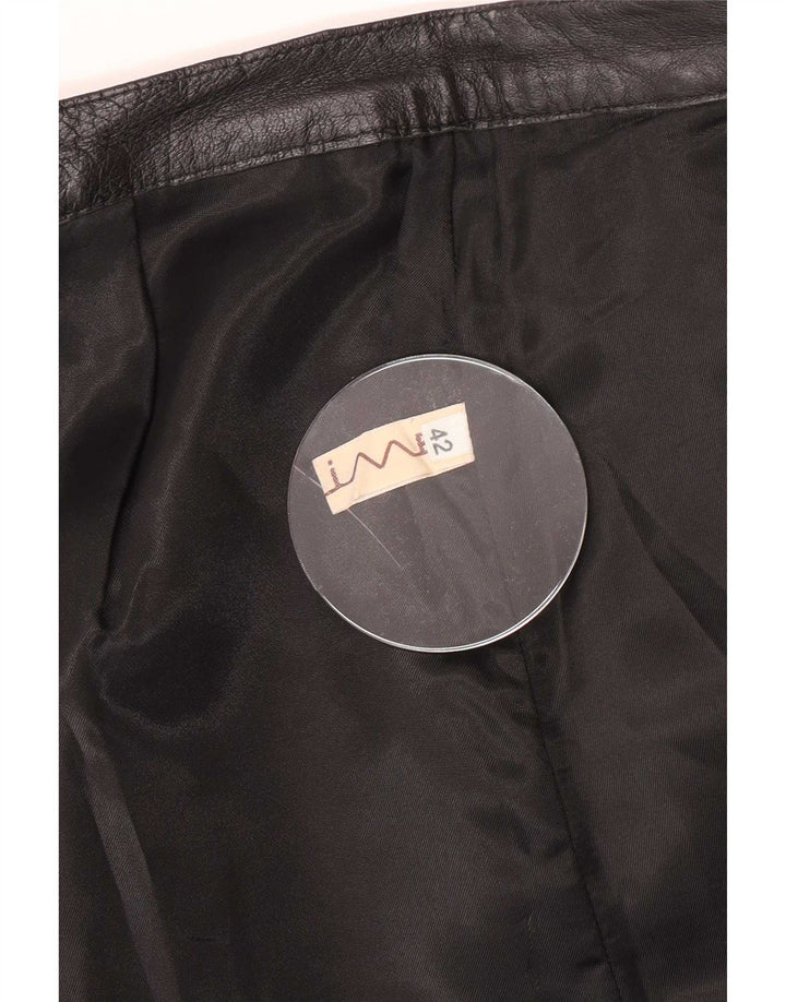 Maxime Γυναικεία Δερμάτινη Φούστα IT 42 Medium W26 Μαύρη
