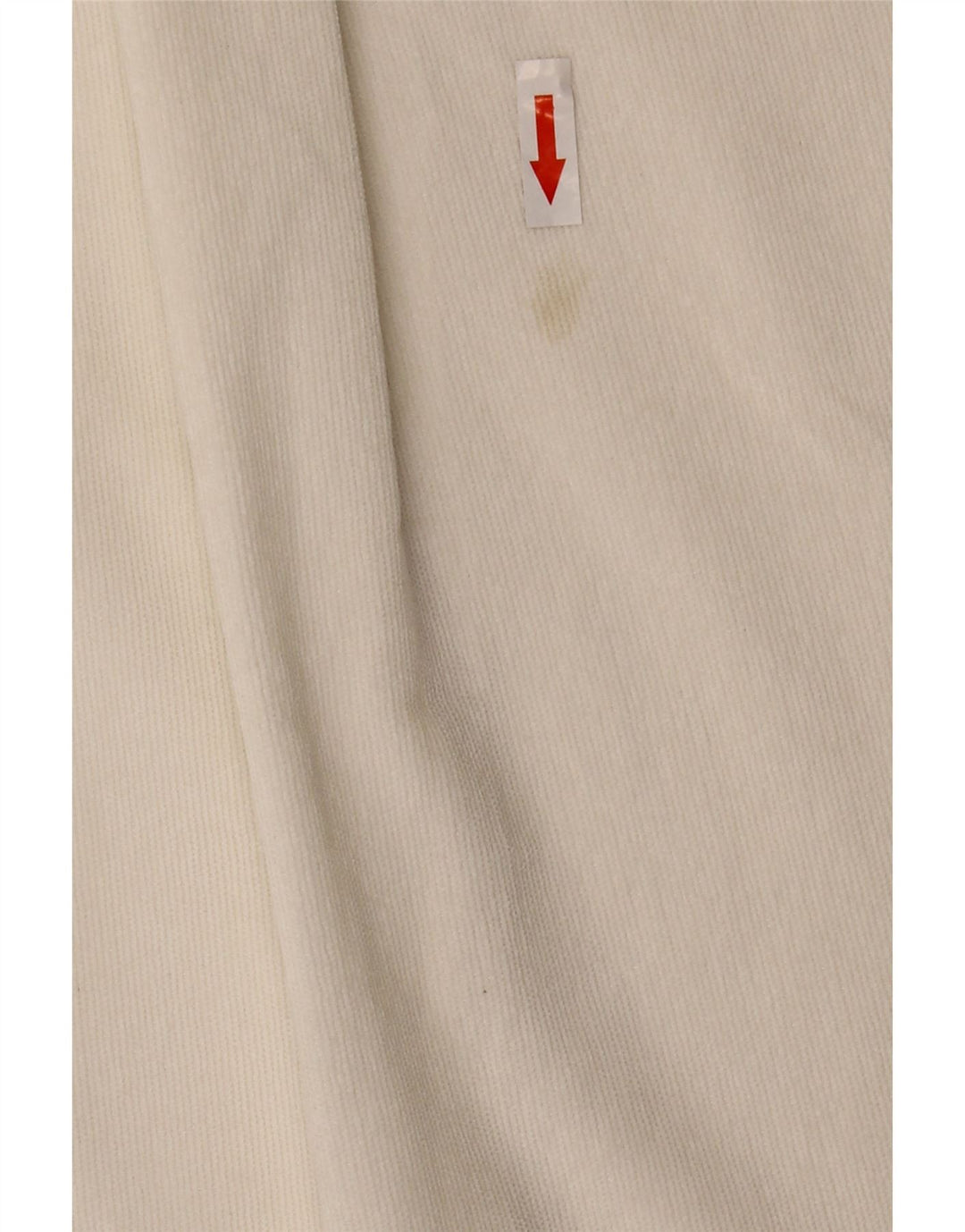 Zara Γυναικείο υπερμεγέθη κοτλέ πουκάμισο UK 10 Small White Polyester