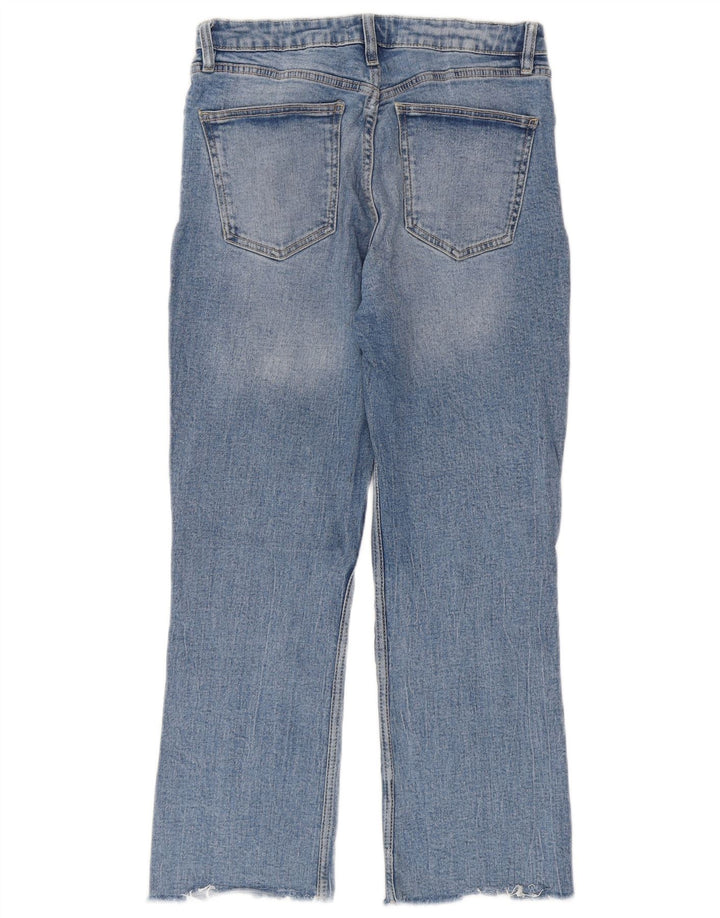 Zara Γυναικείο Cropped Jeans EU 38 Small W28 L25 Blue