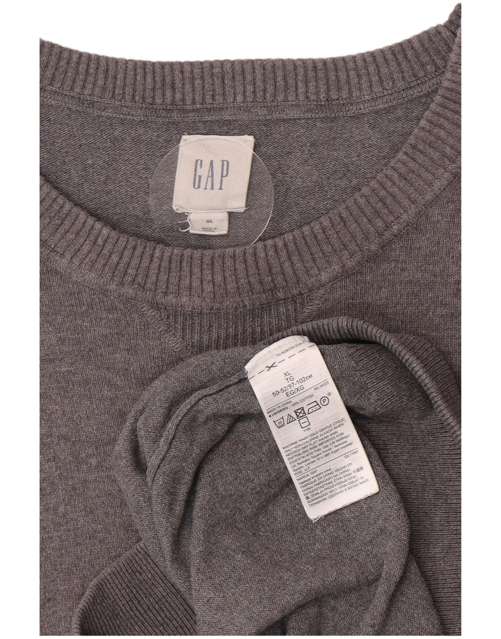 Ανδρικό πουλόβερ Gap Crew Neck Jumper XL Γκρι βαμβακερό