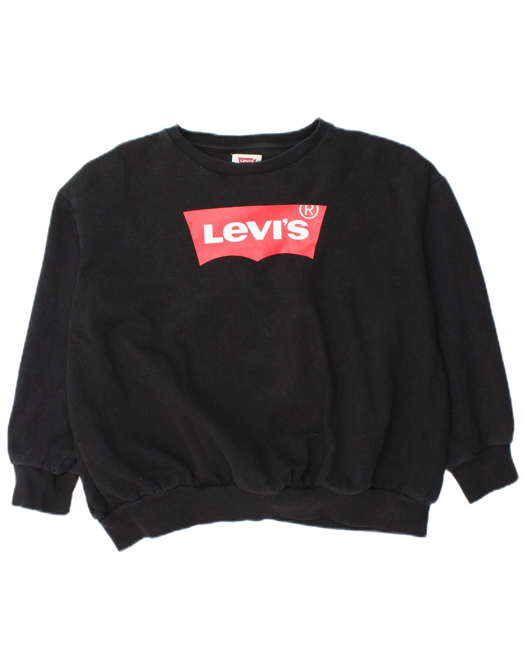 Levi's Girls Oversized γραφικό φούτερ Jumper 12-13 ετών μεγάλο μαύρο