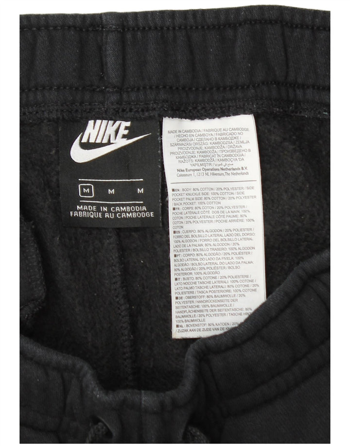 Ανδρική φόρμα γυμναστικής γραφική Nike, Joggers, μεσαίο μαύρο βαμβακερό